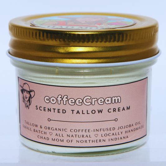 coffee scented tallow cream