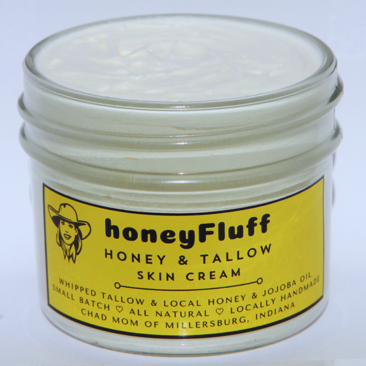 Whipped Tallow Cream with Honey | honeyFluff